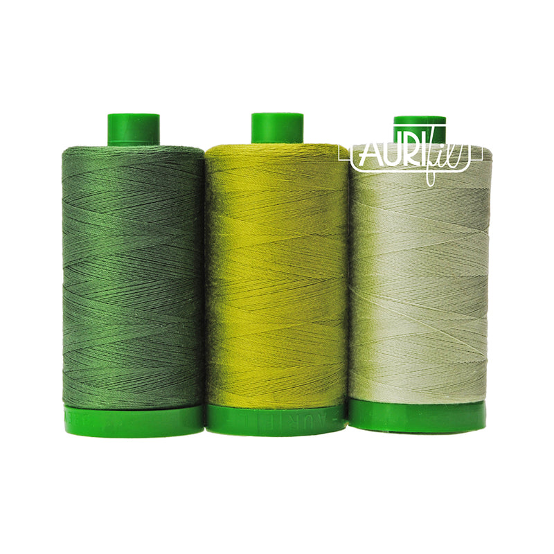 Aurifil Color Builders 2021 - 03. Merikilpikonna ompelulankapaketti