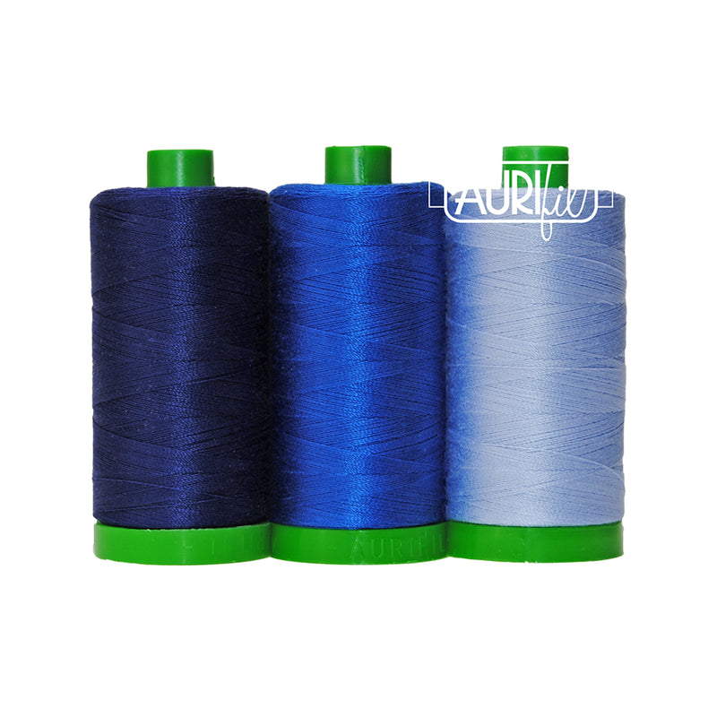 Aurifil Color Builders 2021 - 06. Valashai ompelulankapaketti