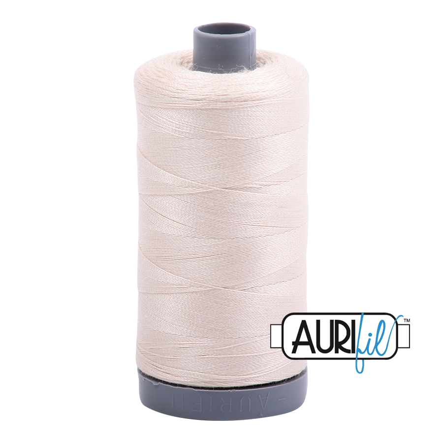 Aurifil 28wt 2000 Light Sand 100% puuvilla -ompelulanka