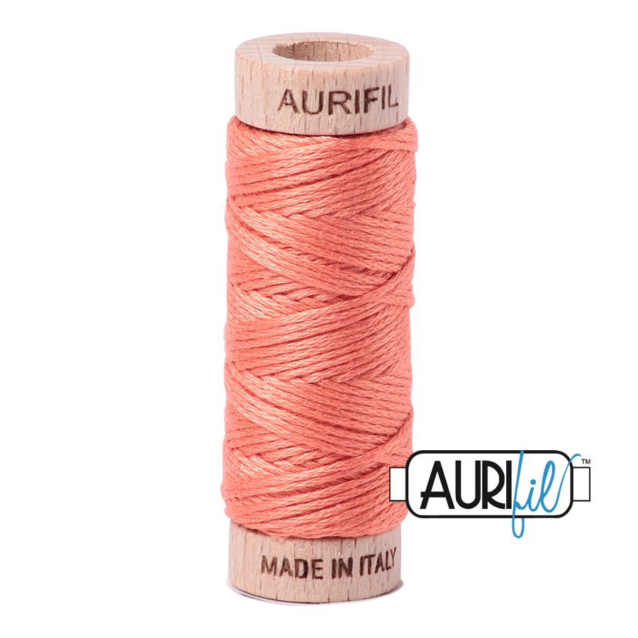 Aurifil Floss 10wt 2220 Light Salmon 100% puuvilla kirjontalanka pieni