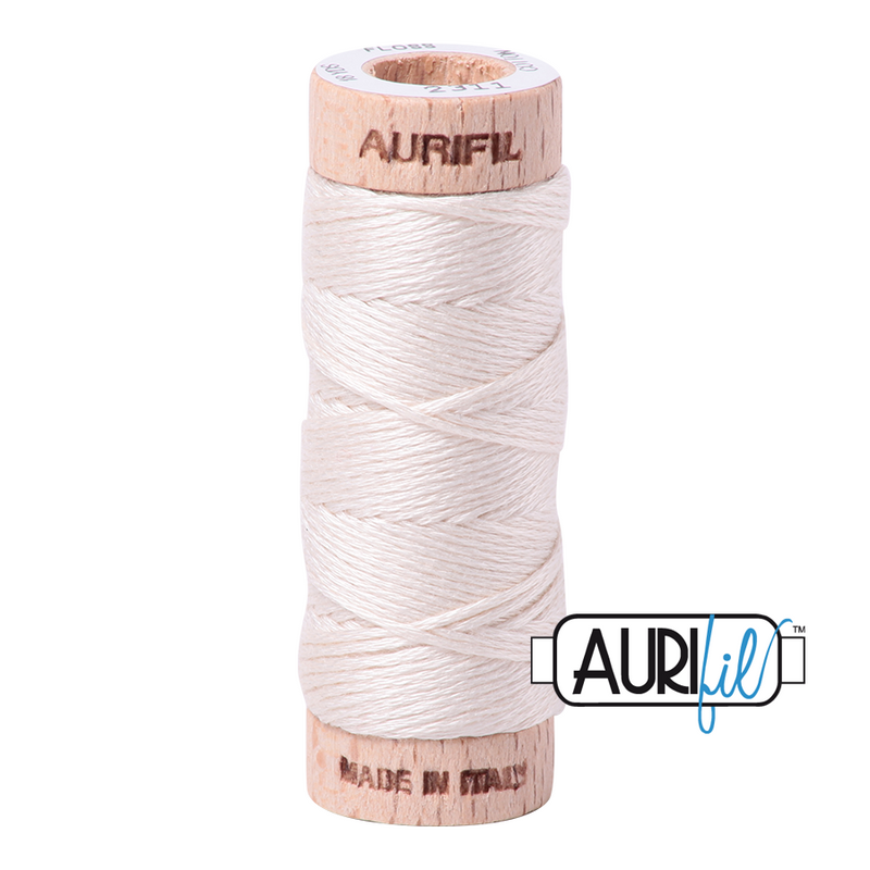 Aurifil Floss 10wt 2311 Muslin 100% puuvilla kirjontalanka pieni