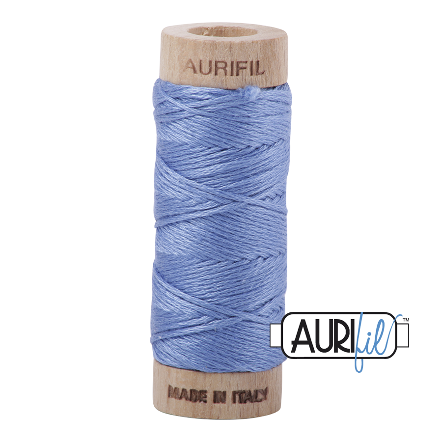 Aurifil Floss 10wt 2725 Light Wedgewood 100% puuvilla kirjontalanka pieni