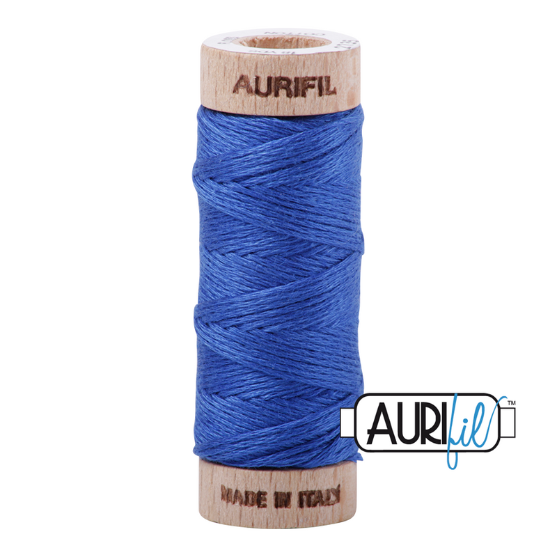 Aurifil Floss 10wt 2735 Medium Blue 100% puuvilla kirjontalanka pieni