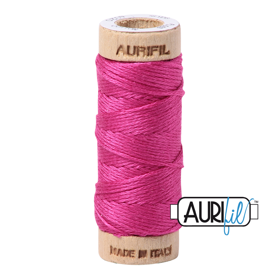 Aurifil Floss 10wt 4020 Fuchsia 100% puuvilla kirjontalanka pieni