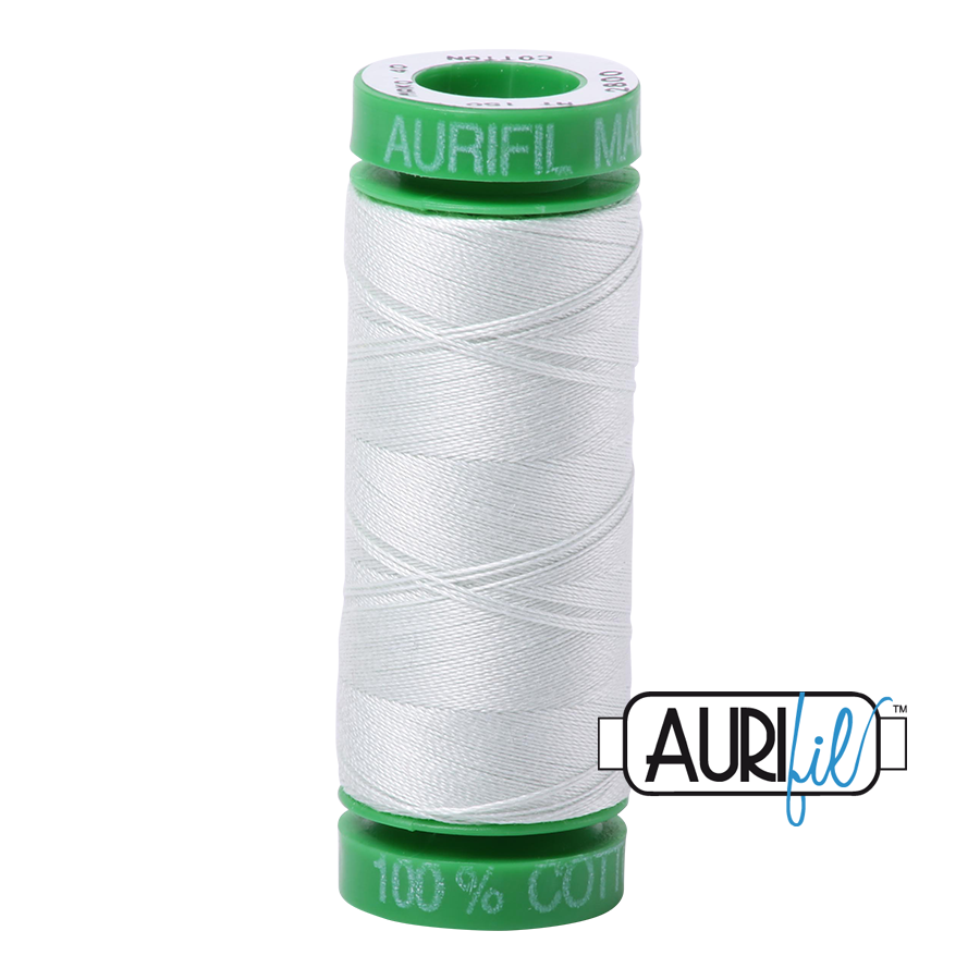 Aurifil 40wt 2800 Mint Ice 100% puuvilla -ompelulanka pieni