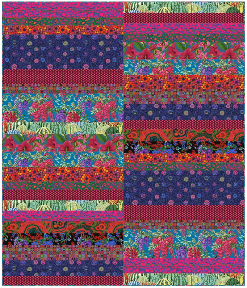 Banded Jump - Kaffe Fassett tilkkutyöohje ILMAINEN