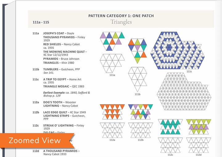 Encyclopedia of Pieced Quilt Patterns - English