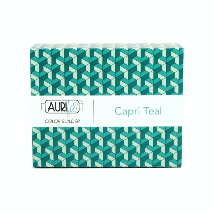 Aurifil Color Builder 50wt Capri Teal ompelulankapaketti