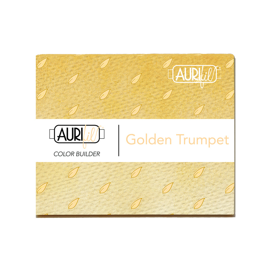 Aurifil Color Builders 2022 Golden Trumpet ompelulankapaketti