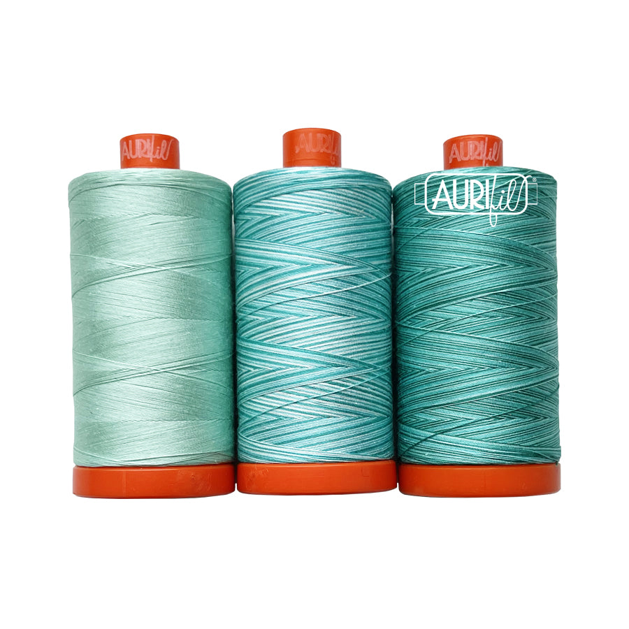 Aurifil Color Builders 2022 Jade Vine ompelulankapaketti