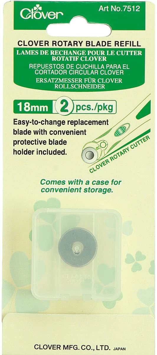 Clover 7512, pyöröleikurin varaterä 18mm 2kpl