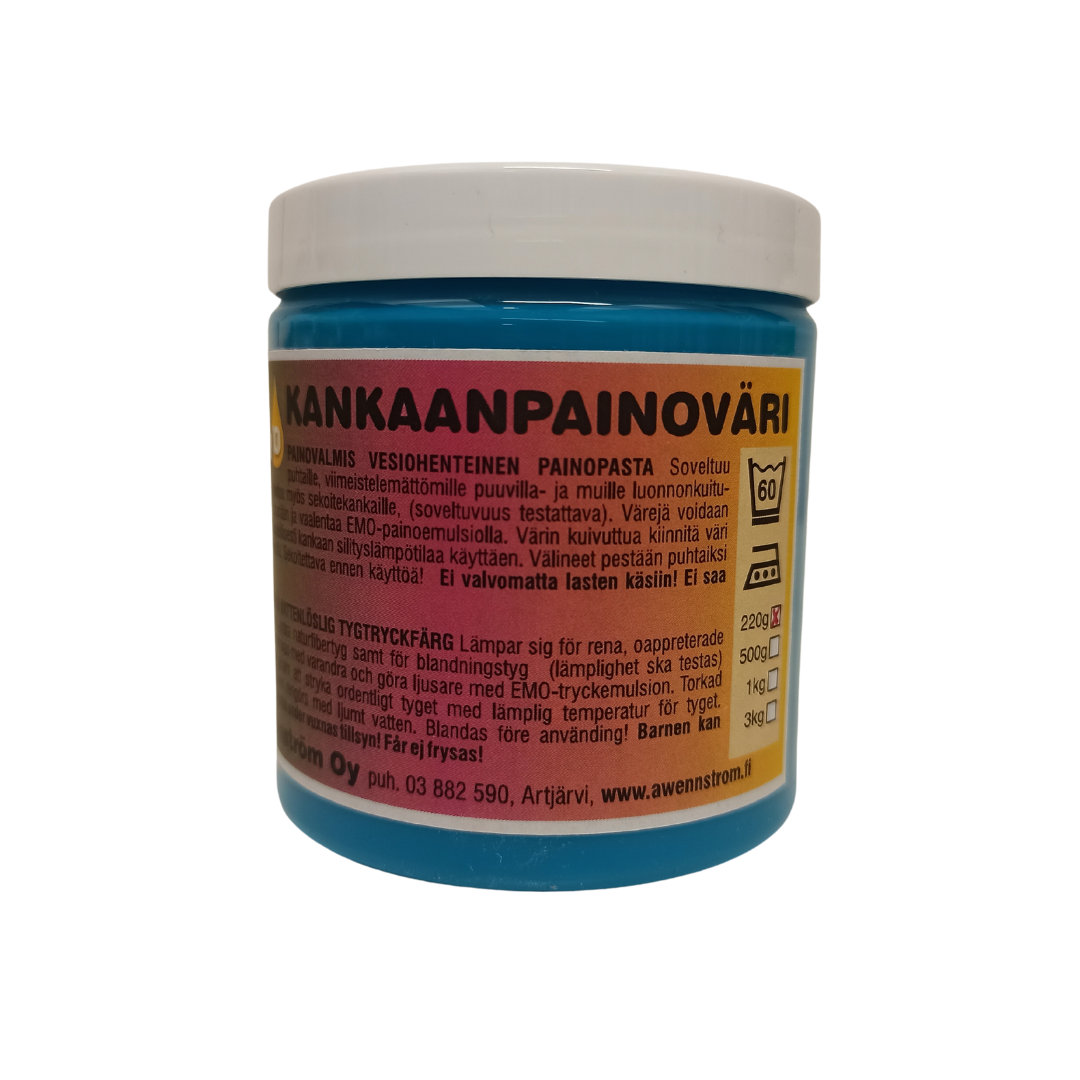 EMO-painoväri vaalea turkoosi 220 G