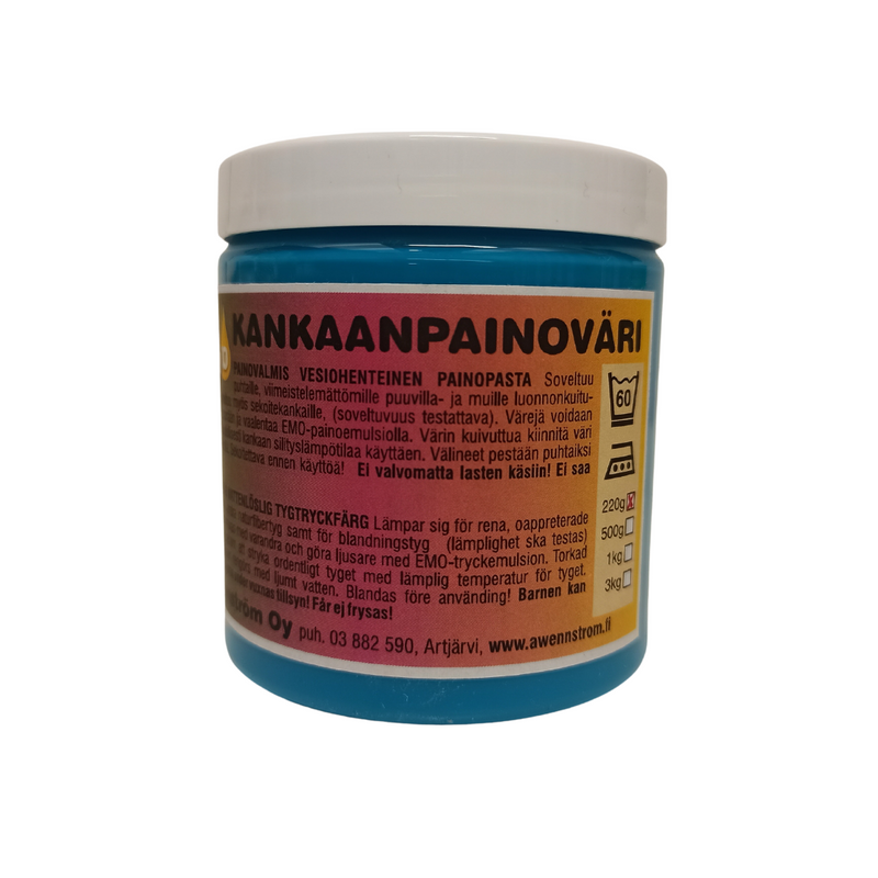 EMO-painoväri vaalea turkoosi 220 G