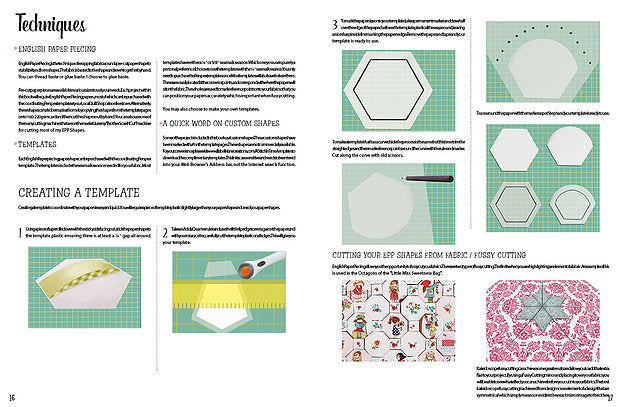 English Paper Piecing "a Stitch in Time": 18 Projects to Inspire with Needle and Thread - English