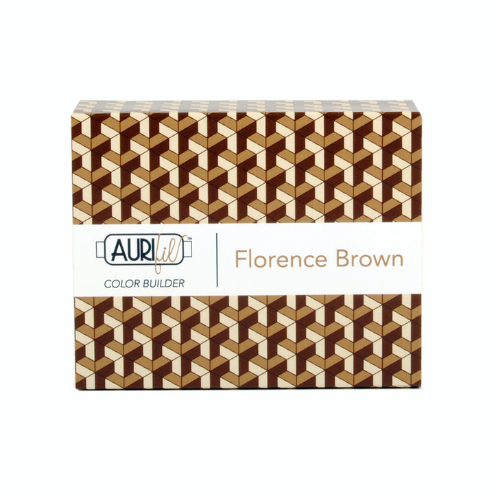 Aurifil Color Builder 50wt Florence Brown ompelulankapaketti