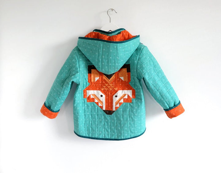 Little Fox Coat Pattern Annie Brady BC-Q001 Pikkukettu takki kaava