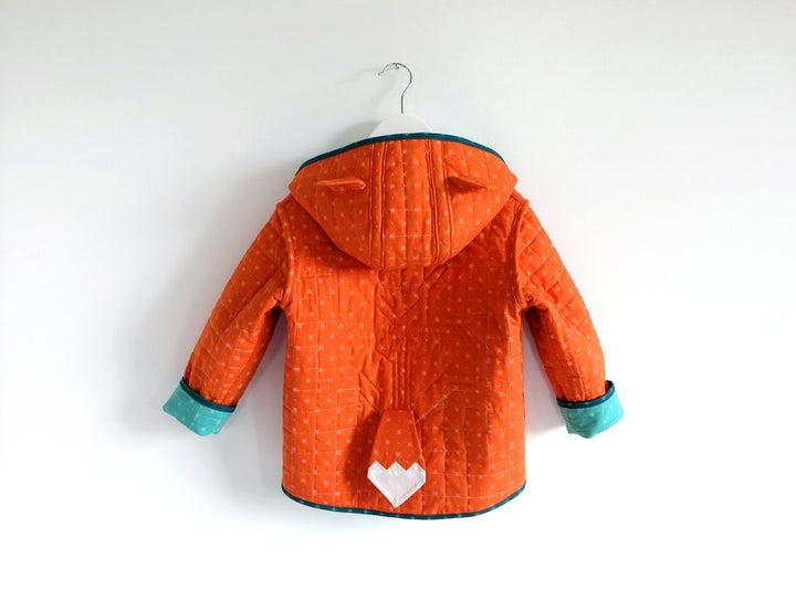 Little Fox Coat Pattern Annie Brady BC-Q001 Pikkukettu takki kaava