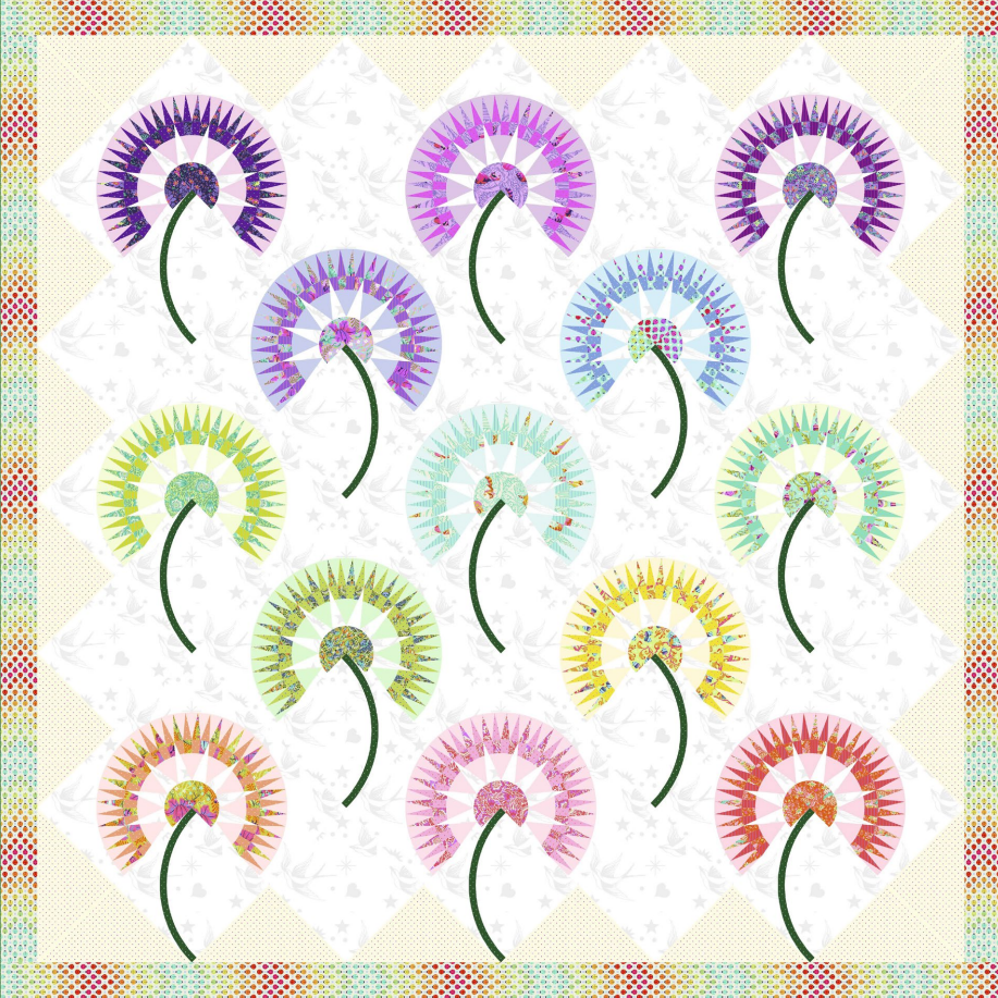 Tula Pink - Just Dandy (Tiny Beasts) tilkkutyöohje, FreeSpirit, ILMAINEN