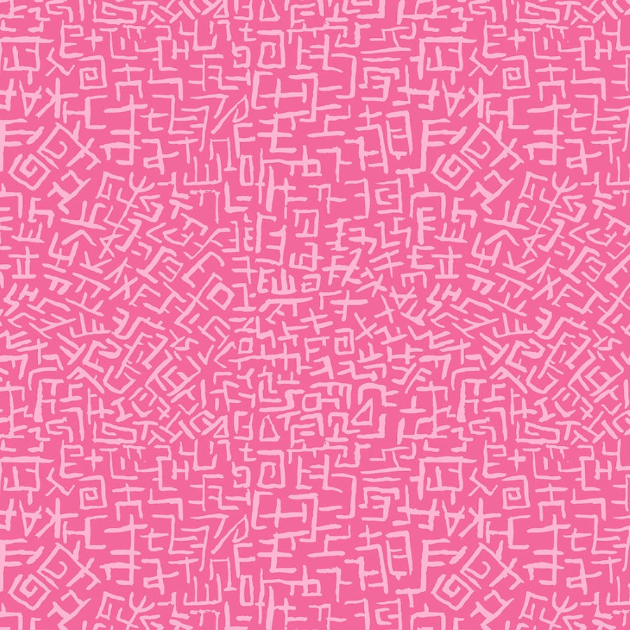 Kaffe Fassett, August 2021 - Amaze, Pink PWBM078.PINK puuvillakangas