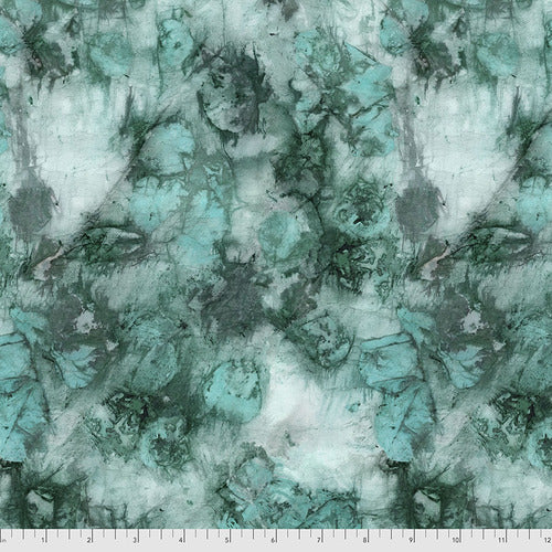Kathy Philips - Into the Woods - Rose Petal Jade PWKA006.JADE cotton fabric