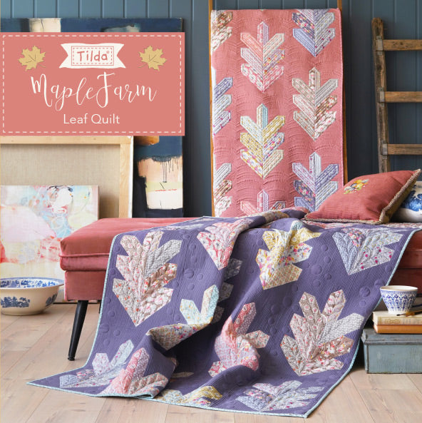 Tilda, Leaf Quilt Pattern, tilkkutyöohje, ILMAINEN