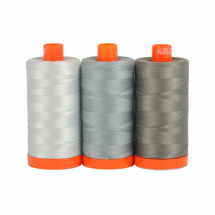 Aurifil Color Builder 50wt Milan Grey ompelulankapaketti