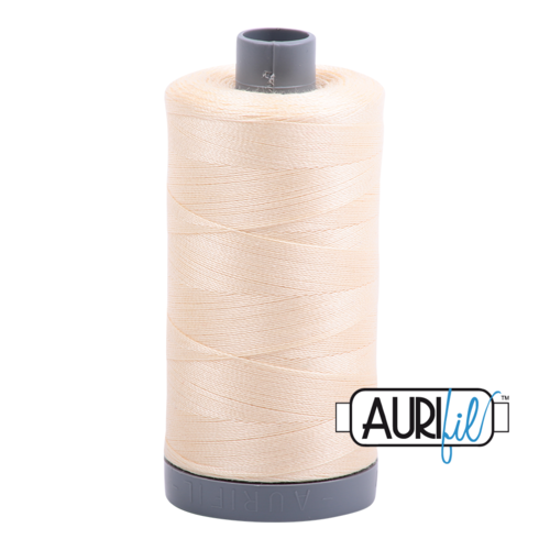 Aurifil 28wt 2123 Butter 100% puuvilla -ompelulanka