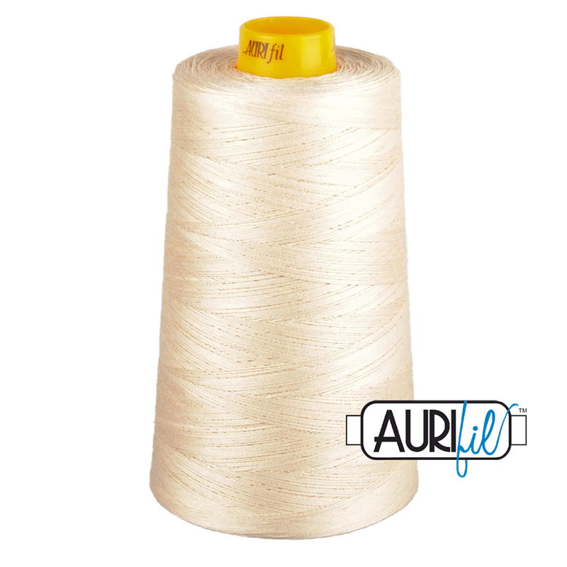 Aurifil ConeForty3 40wt 2000 Light Sand 100% puuvilla -ompelulanka kartiossa