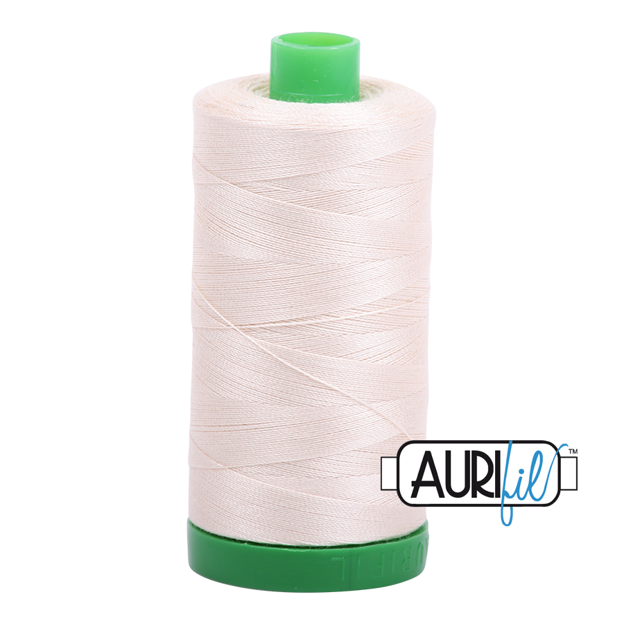 Aurifil 40wt 2000 Light Sand 100% puuvilla -ompelulanka