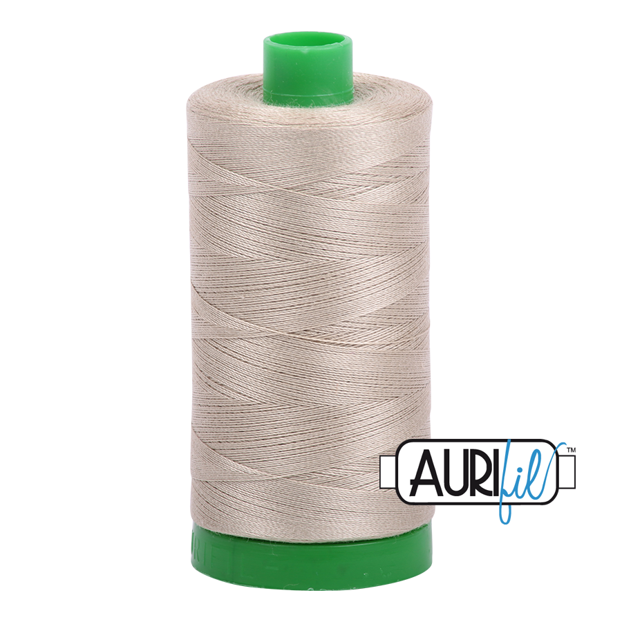 Aurifil 40wt 2324 Stone 100% puuvilla -ompelulanka