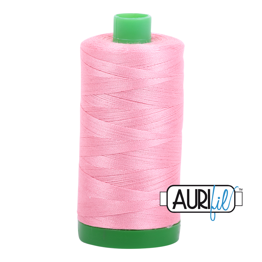 Aurifil 40wt 2425 Bright Pink 100% puuvilla -ompelulanka