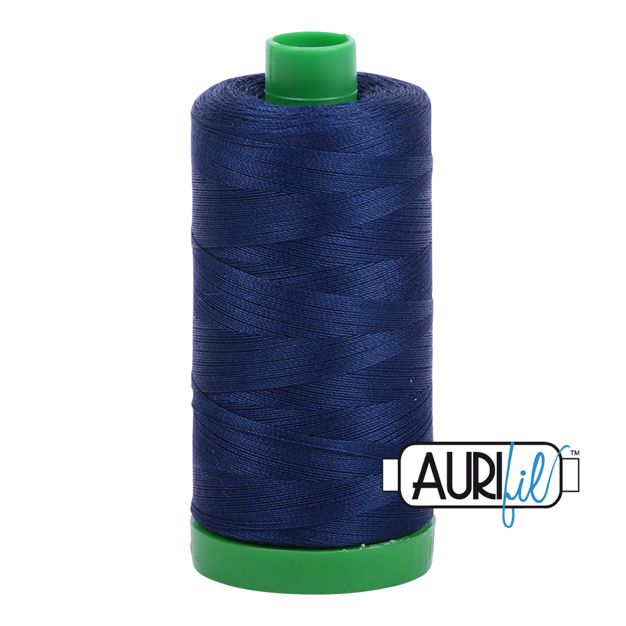 Aurifil 40wt 2784 Dark Navy 100% puuvilla -ompelulanka
