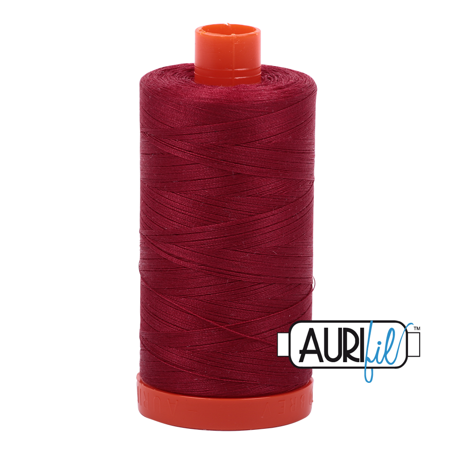 Aurifil 50wt 1103 Burgundy 100% puuvilla -ompelulanka