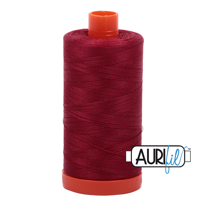 Aurifil 50wt 1103 Burgundy 100% puuvilla -ompelulanka