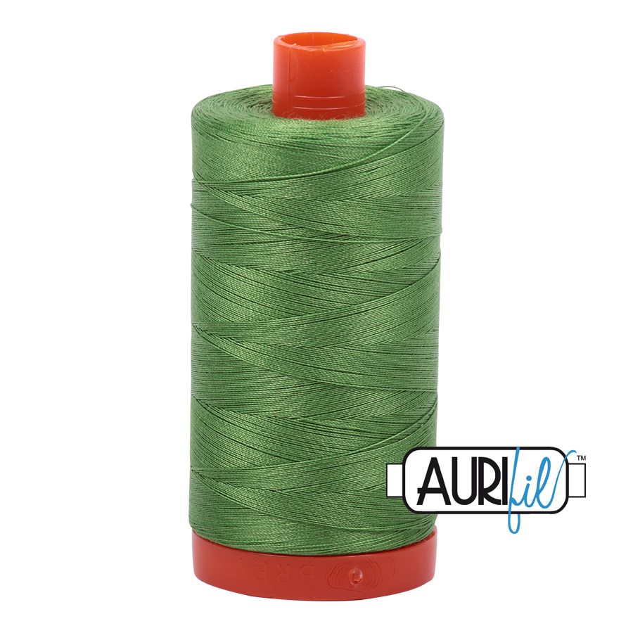 Aurifil 50wt 1114 Grass Green 100% puuvilla -ompelulanka