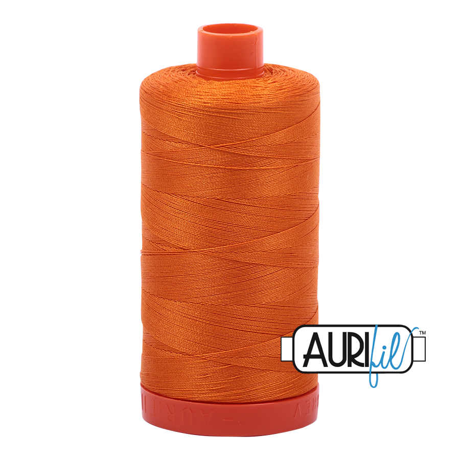 Aurifil 50wt 1133 Bright Orange 100% puuvilla -ompelulanka
