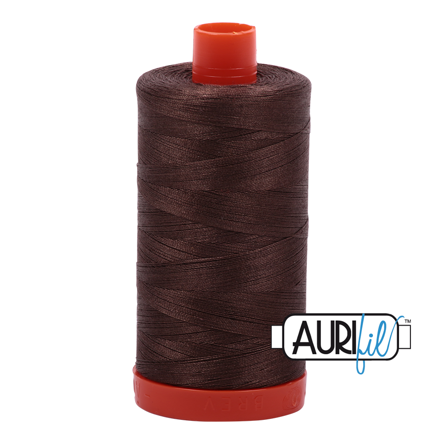 Aurifil 50wt 1140 Bark 100% puuvilla -ompelulanka
