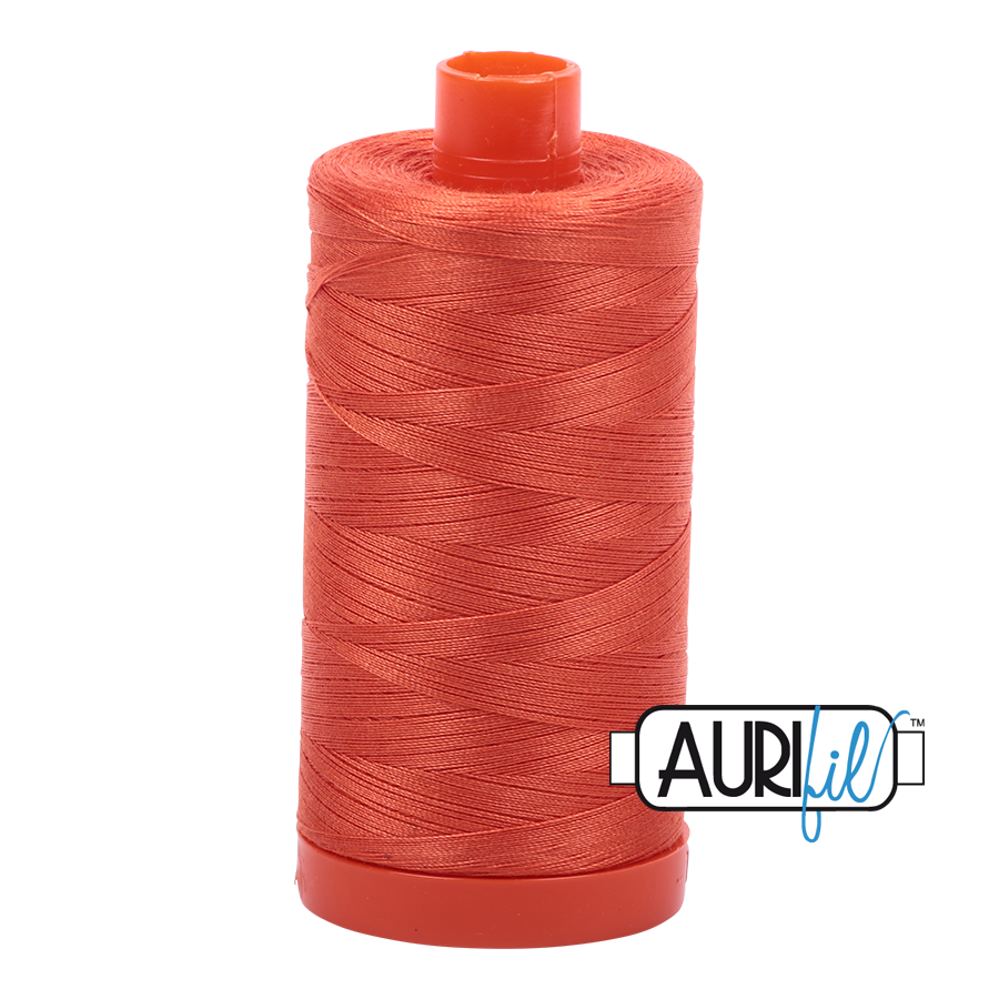 Aurifil 50wt 1154 Dusty Orange 100% puuvilla -ompelulanka