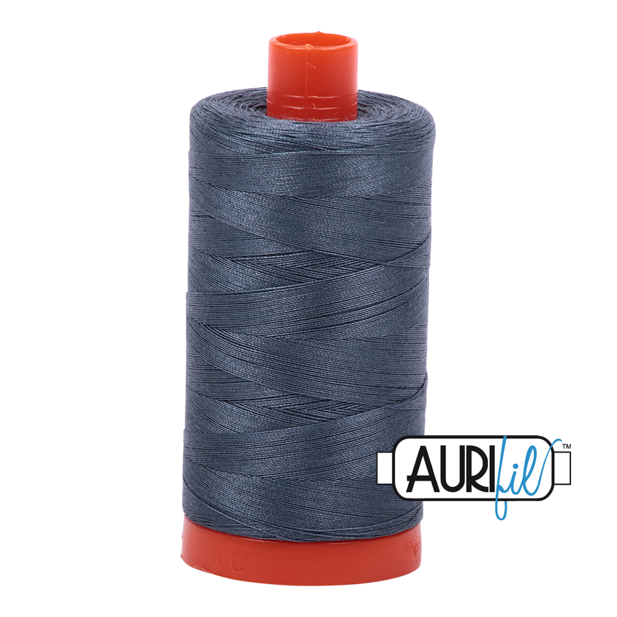 Aurifil 50wt 1158 Medium Grey 100% puuvilla -ompelulanka