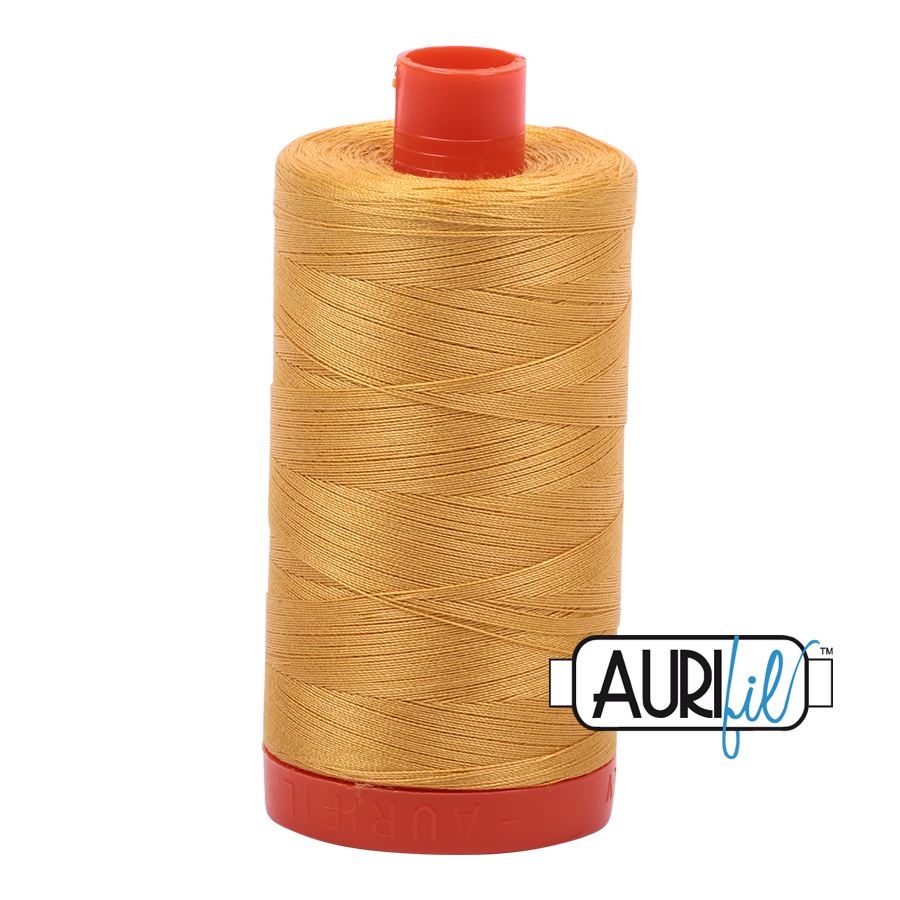 Aurifil 50wt 2132 Tarnished Gold 100% puuvilla -ompelulanka