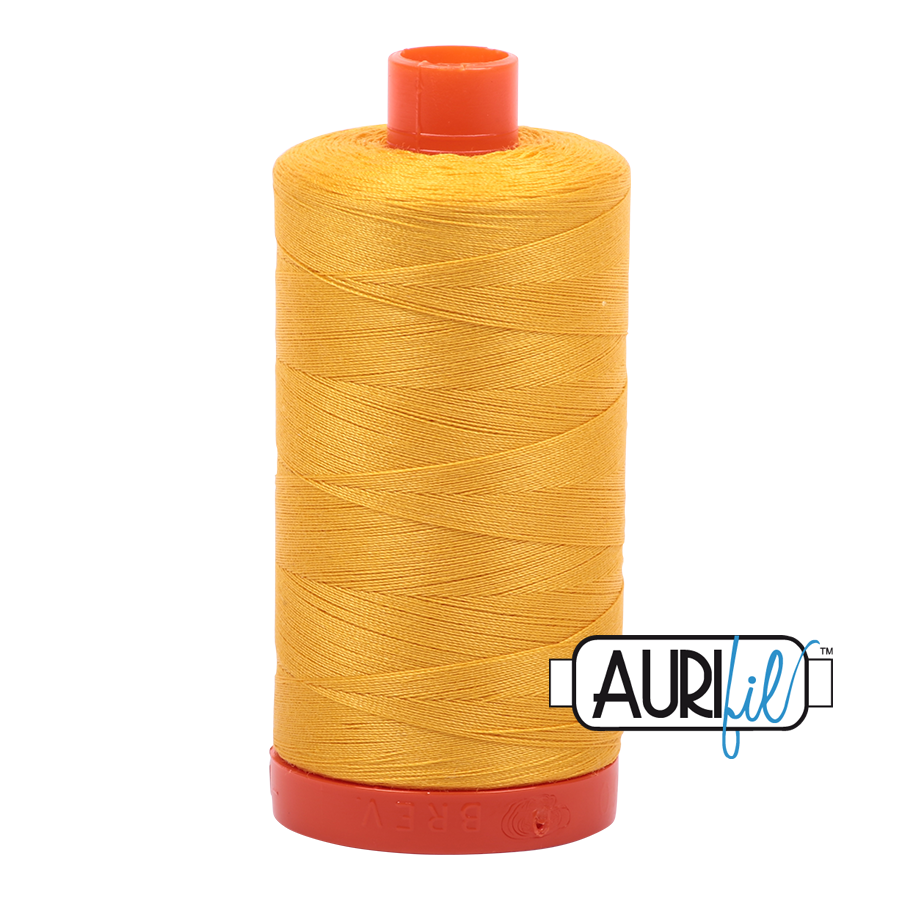 Aurifil 50wt 2135 Yellow 100% puuvilla -ompelulanka