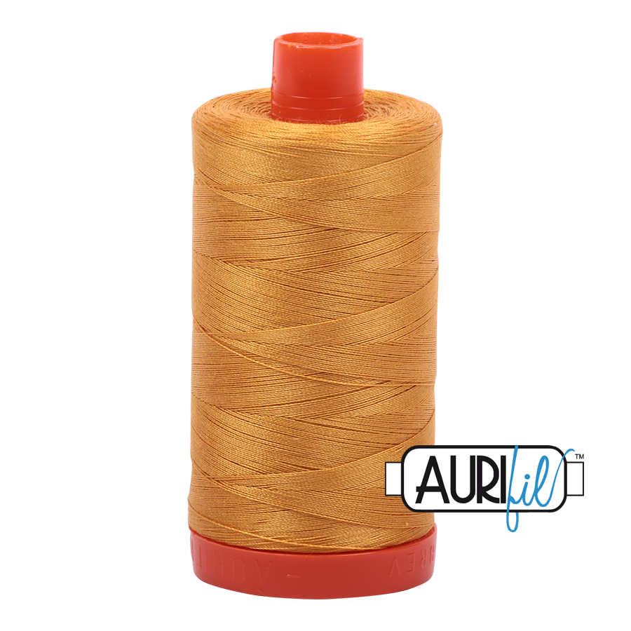 Aurifil 50wt 2140 Orange Mustard 100% puuvilla -ompelulanka