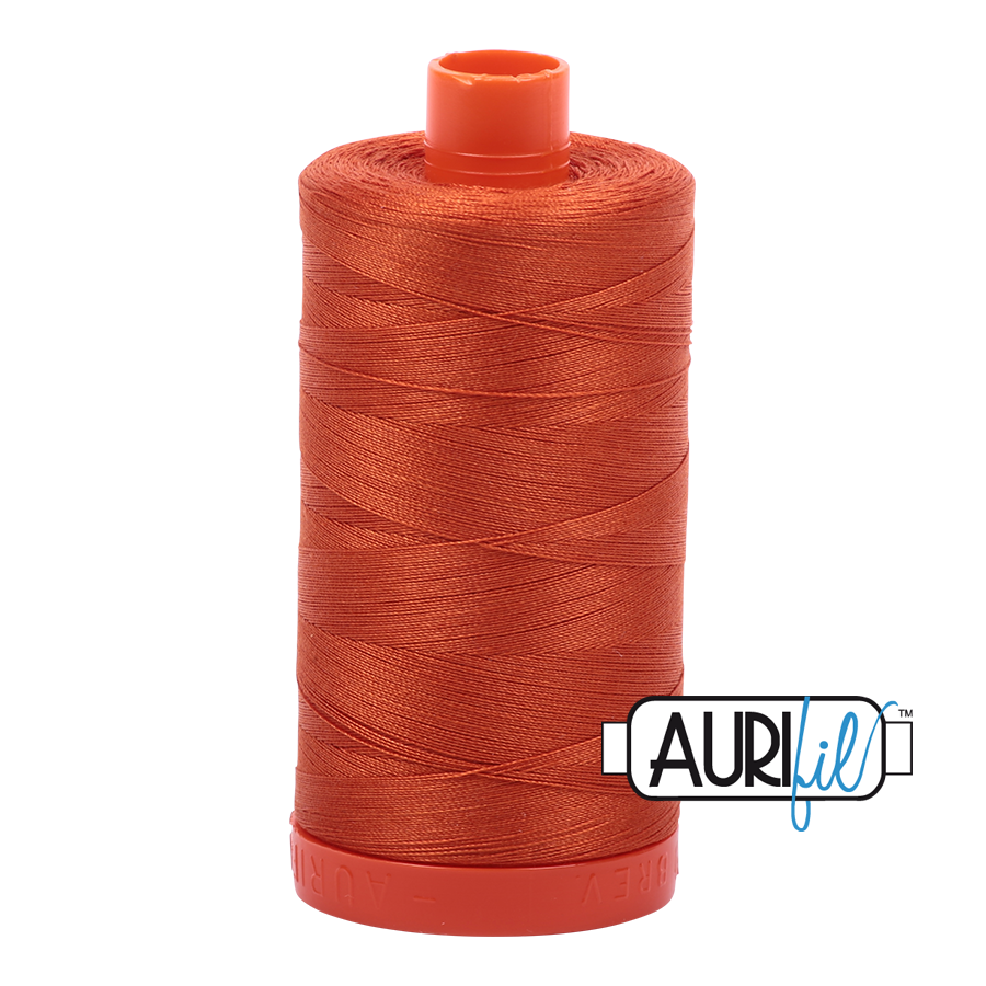 Aurifil 50wt 2240 Rusty Orange 100% puuvilla -ompelulanka