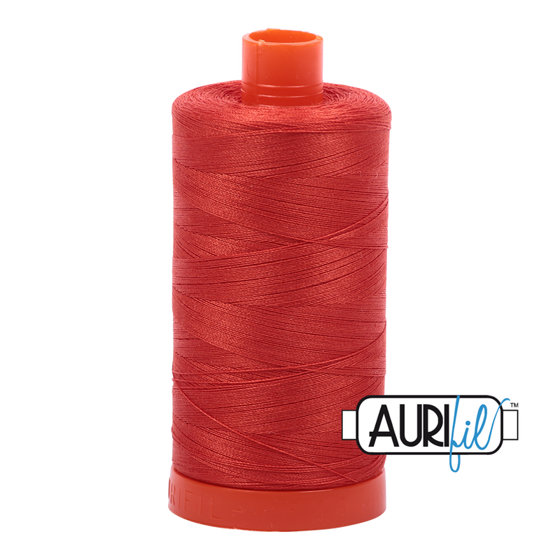 Aurifil 50wt 2245 Red Orange 100% puuvilla -ompelulanka
