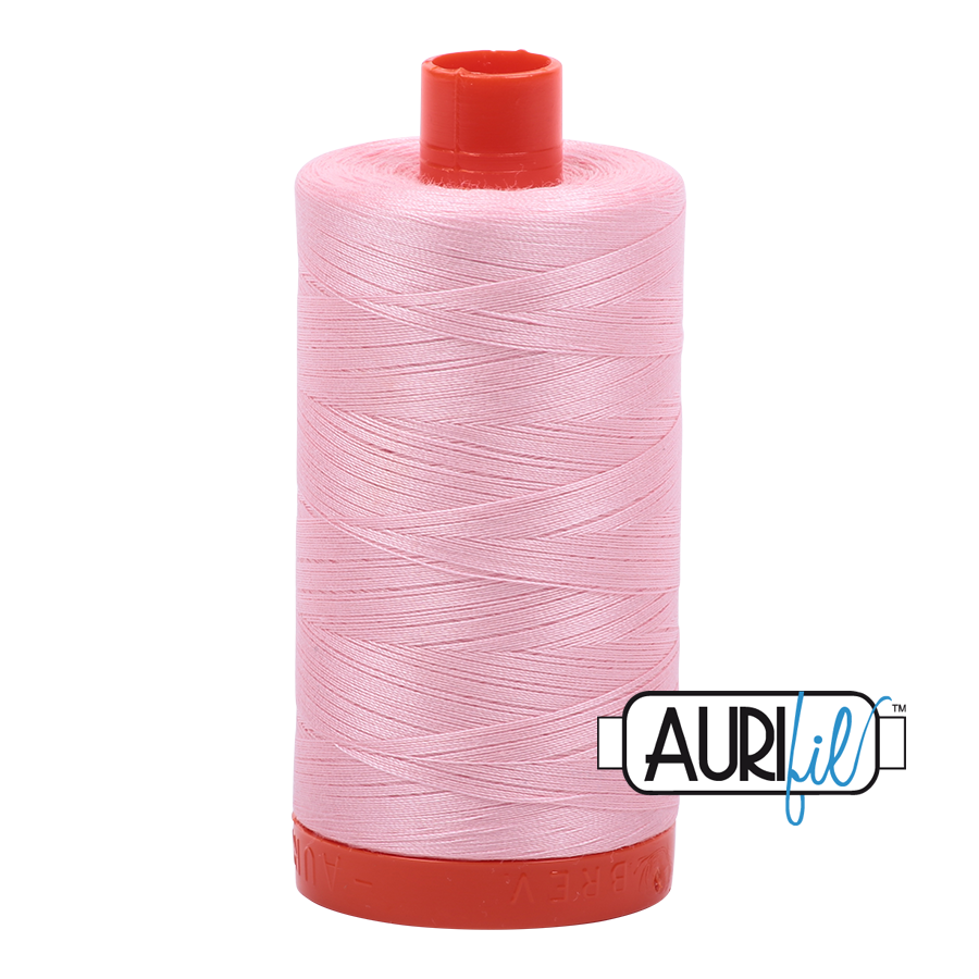 Aurifil 50wt 2423 Baby Pink 100% puuvilla -ompelulanka