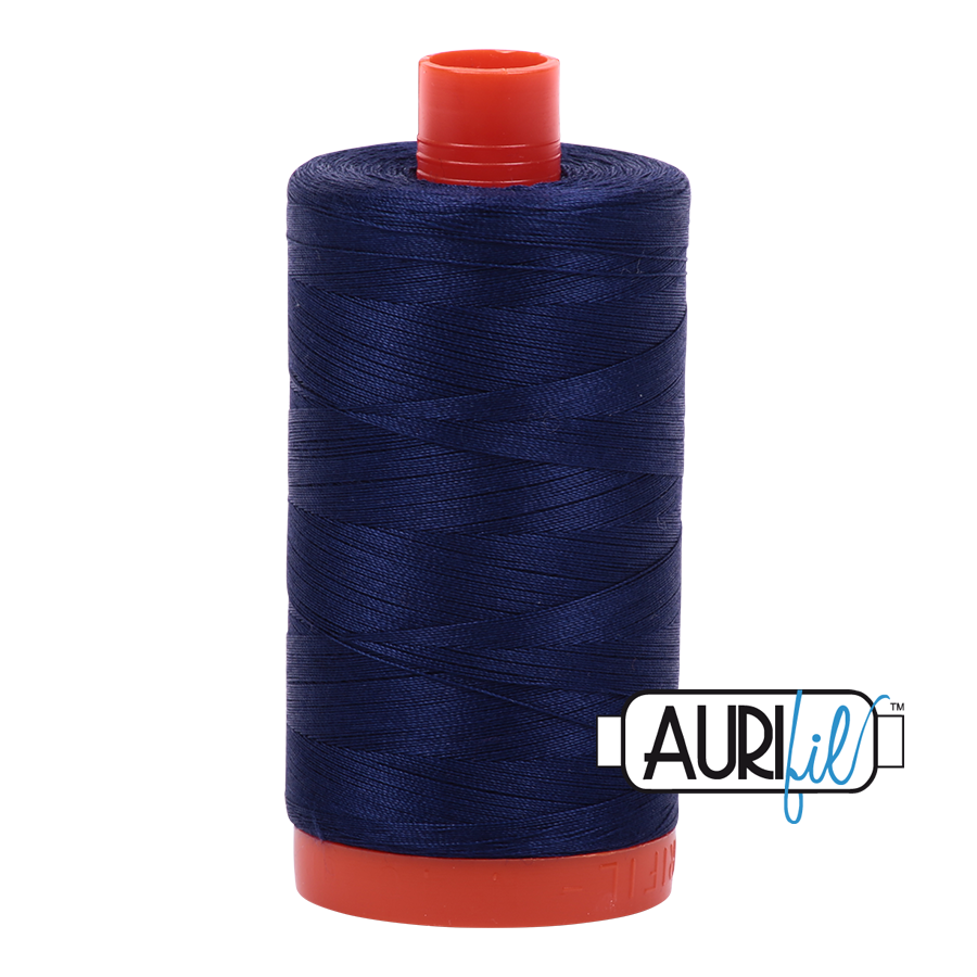 Aurifil 50wt 2745 Midnight 100% puuvilla -ompelulanka