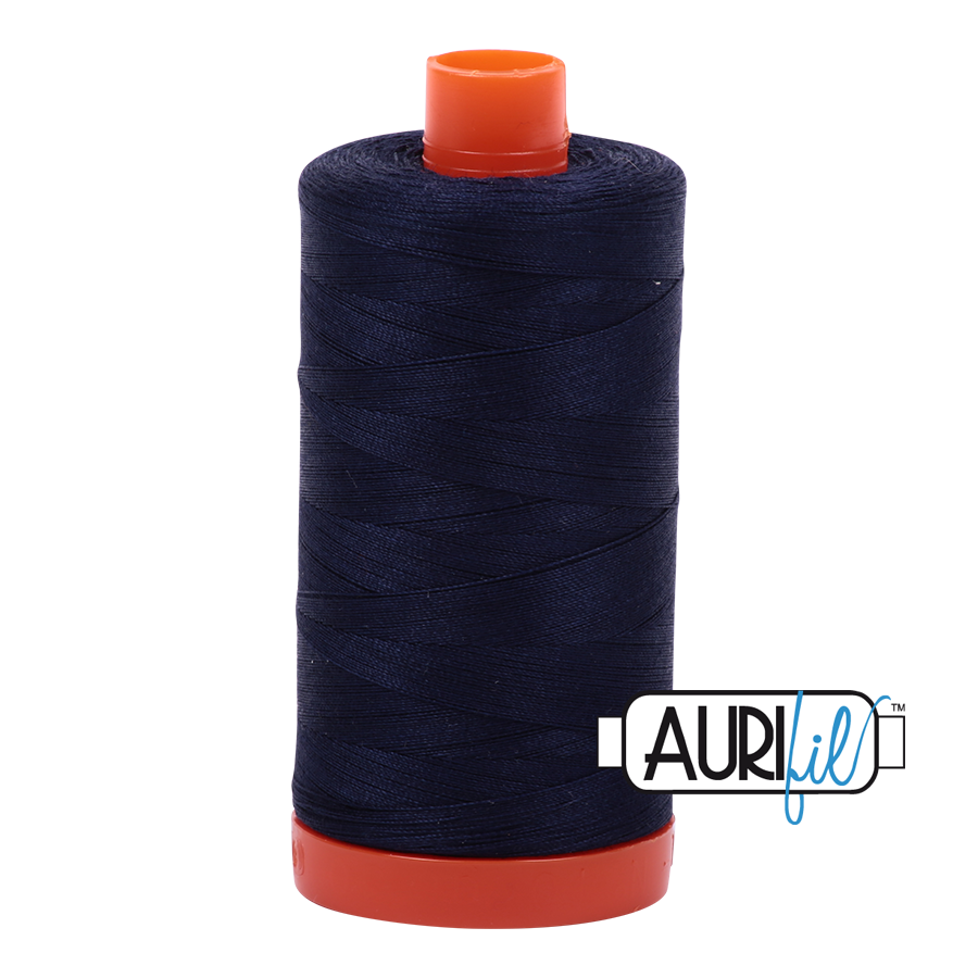Aurifil 50wt 2785 Very Dark Navy 100% puuvilla -ompelulanka