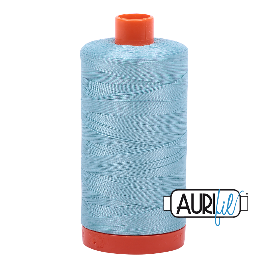 Aurifil 50wt 2805 Grey Turquoise 100% puuvilla -ompelulanka