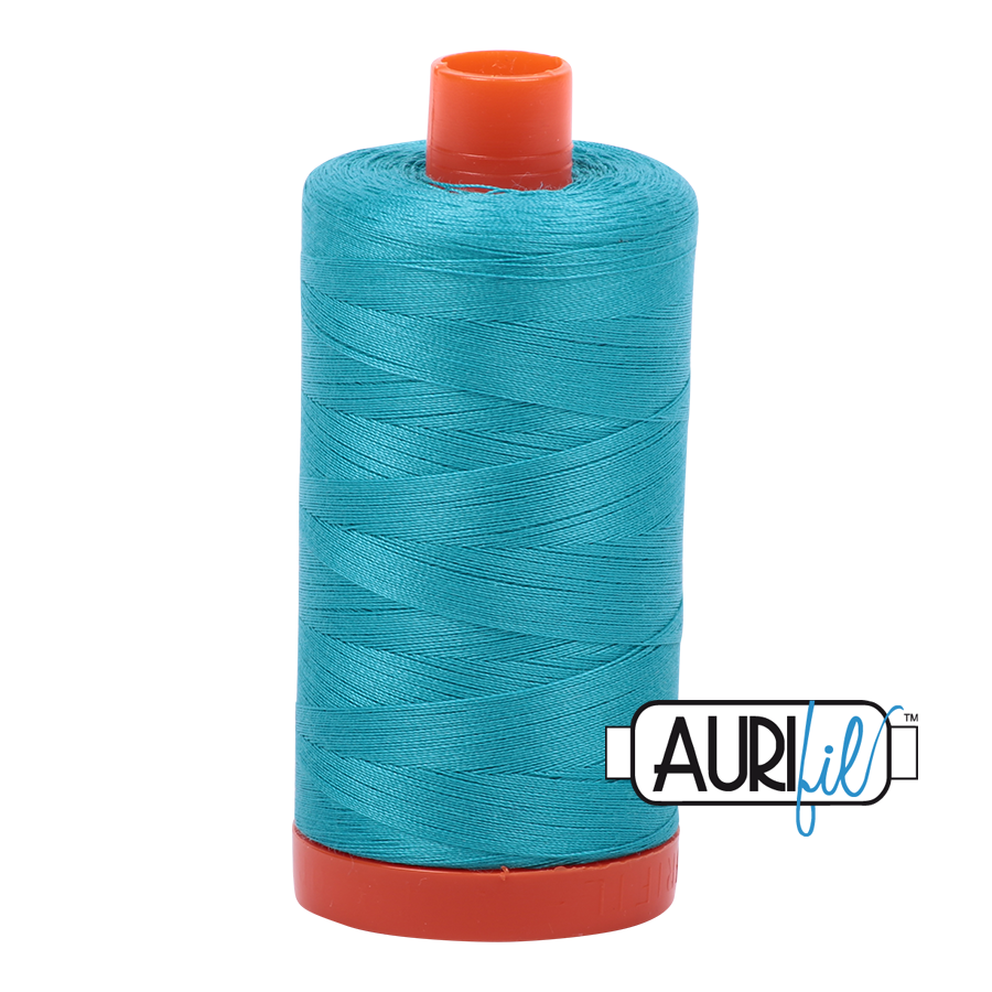 Aurifil 50wt 2810 Turquoise 100% puuvilla -ompelulanka