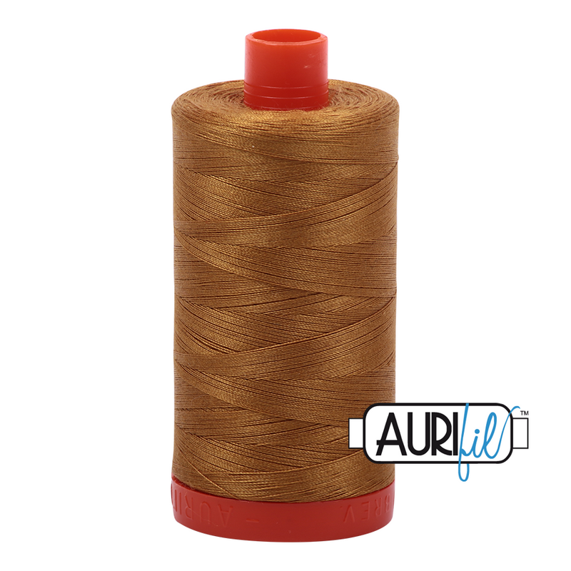 Aurifil 50wt 2975 Brass 100% puuvilla -ompelulanka